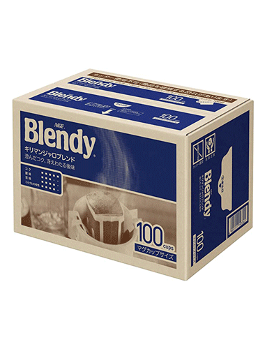 AGF Blendy 블랜디 레귤러 커피 드립백 100개입 킬리만자로 블렌드-copy