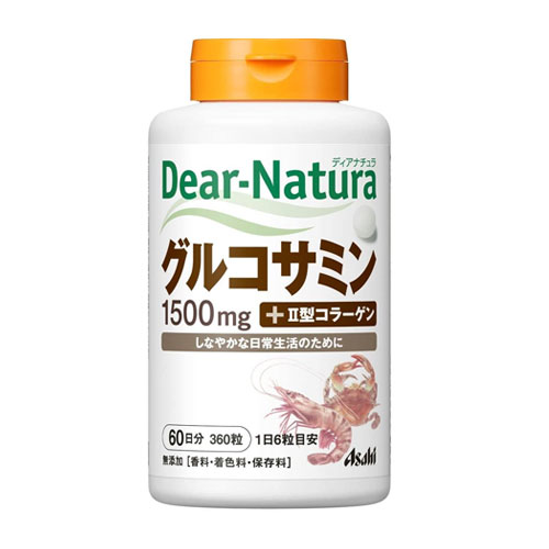 디어내츄라 글루코사민 콜라겐 360정 (60일분) Dear-Natura 아사히