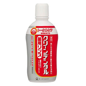 클린텐탈 토탈케어 린스 액체치약 가글 치주염예방 충치예방 450mL