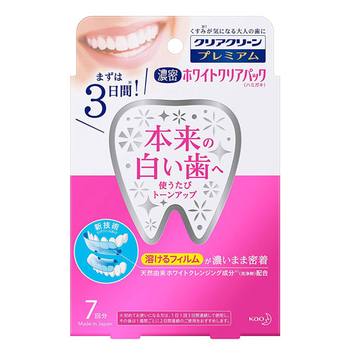 클리어클린 프리미엄 화이트 클리어 팩 치약 (7회분)