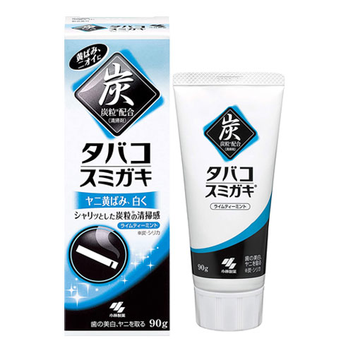 스미가키 담배 숯 치약 (라임티 민트향) 90g 고바야시제약