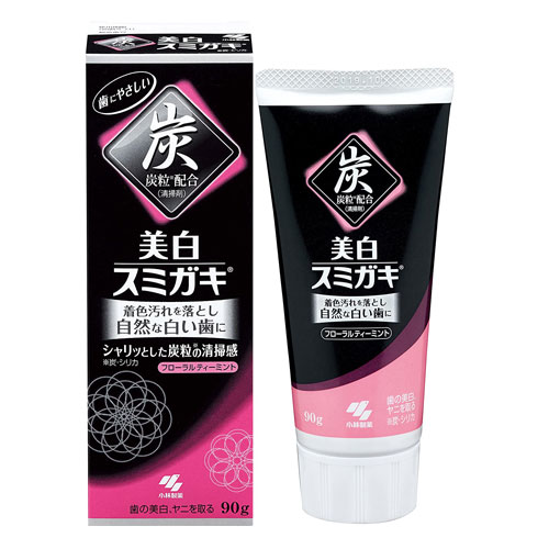 스미가키 미백  숯치약 플로랄티 민트향 90g 고바야시제약