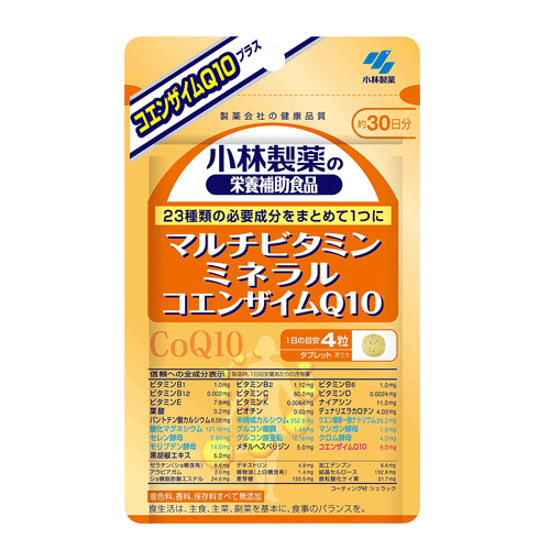 고바야시제약멀티비타민 미네럴 코엔자임Q10120정(30일분)