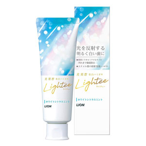 Lightee 라이티 화이트닝 치약 시트라스민트 100g 미백치약