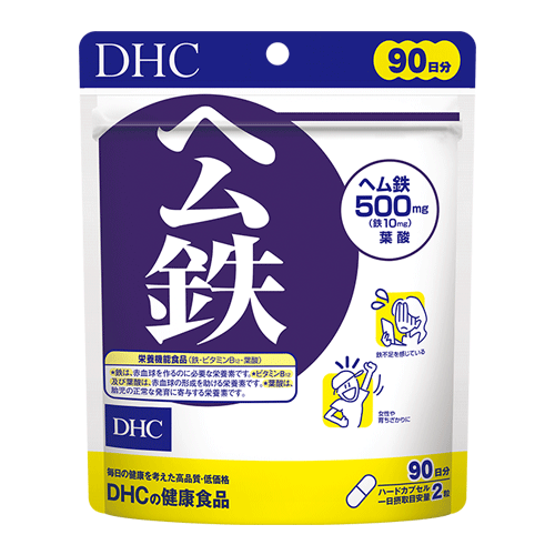 일본 DHC 헴철 180정 90일분 철분제