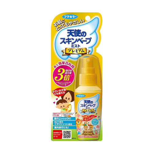 모기 기피제 천사의 스킨베프 벌레퇴치제 스프레이 미스트 타입 60ml 프리미엄 베이비비누향