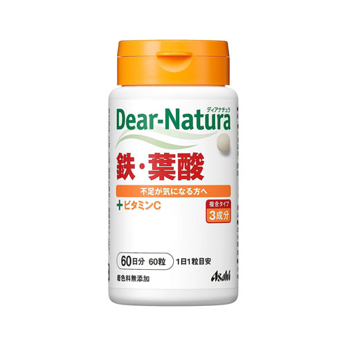 디어내츄라 DearNatura 철 엽산 비타민C 60정(60일분)