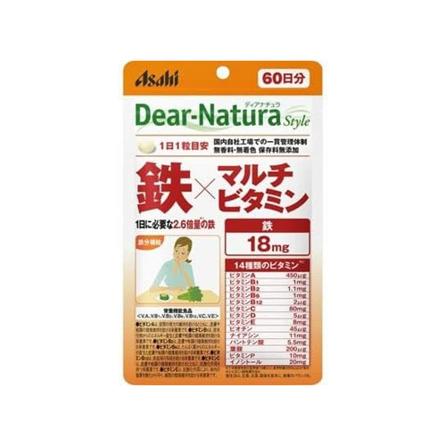 디어내츄라 Dear Natura Style 철×멀티비타민 60정 (60일분)
