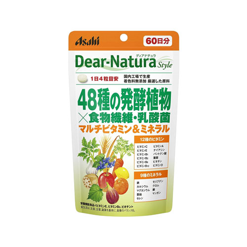 디어내츄러 스타일 DearNatura Style 48종의 발효 식물×식이섬유·유산균 240정(60일분)