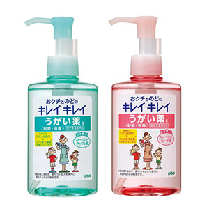 키레이키레이 구강 목 소독 살균 소독제 애플/피치맛 200ml