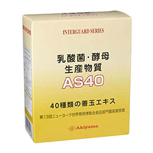 유산균 효모 생산물질AS40 60g(1.5gX40포) 분말타입