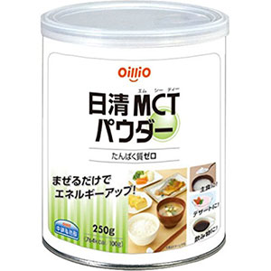 닛신 MCT파우더 250g 캔 100%중쇄지방산 콜레스테로 탄수화물 단백질0(제로) 무향 무취 코코넛오일 