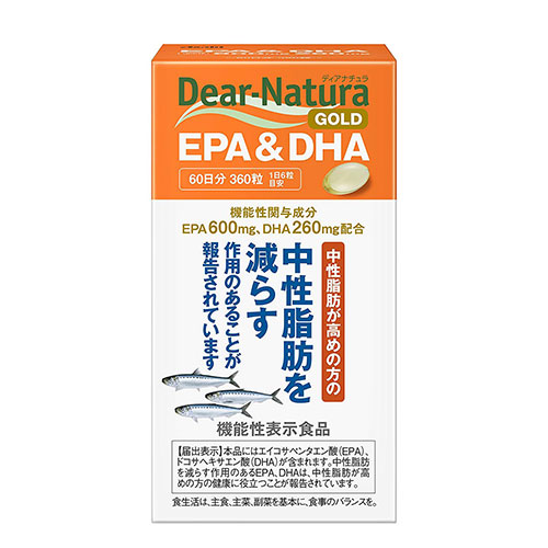 디어내츄라 EPA & DHA 360정 (60일분) Dear-Natura 아사히