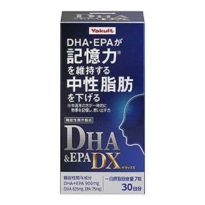 야쿠르트 EPA&DHA DX  210정(30일분)  캡슐 중성지방 콜레스테롤 저하 중고년의 기억력을 서포트