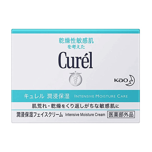 Curel 큐렐 건조성민감피부 보습크림 40g 페이스용 세라미드 유칼림투스 알란토인