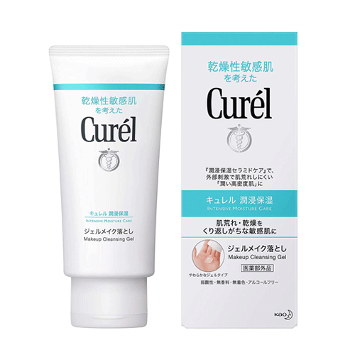 Curel 큐렐 건조성민감피부 메이크업 클렌징젤 130g