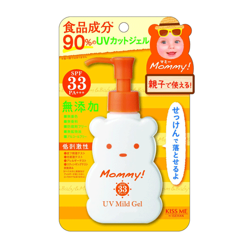 마미 UV마일드젤N 100g 90%식품성분 저자극 약산성 아기 썬크림젤 천연보습