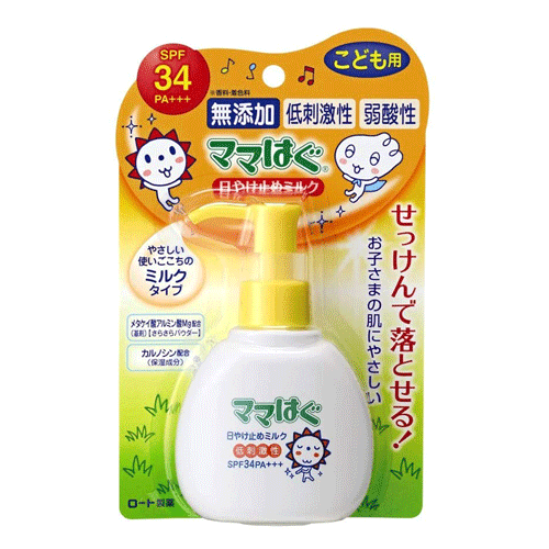 로토제약 마마하구 무첨가 저자극 썬밀크 SPF34 PA+++ 100g 어린이썬크림 