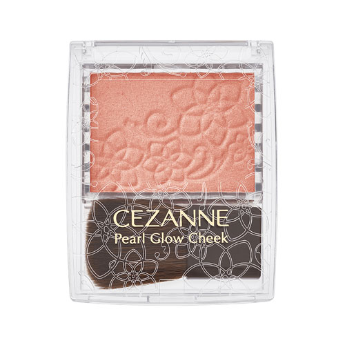 CEZANNE 세잔느 펄글로우 치크 세잔느 블러셔 볼터치 P2 베이지코럴 Pearl Glow Cheek