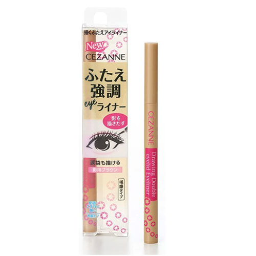 CEZANNE 세잔느 쌍꺼풀 아이라이너 그리는 쌍거풀 리퀴드아이라이너 애교살강조 워터프루프