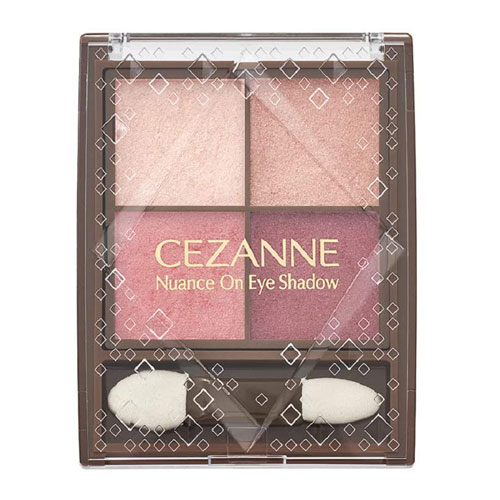 CEZANNE 세잔느 뉴앙스온아이섀도 02로즈쿼츠 Nuance On Eye Shadow 4색 아이쉐도