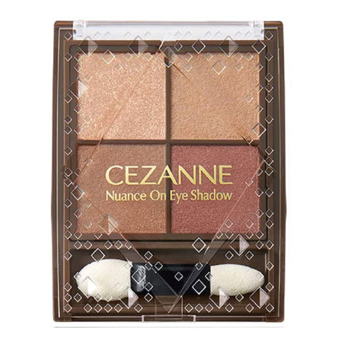 CEZANNE 세잔느 뉴앙스온아이섀도 03브론즈레드 Nuance On Eye Shadow 4색 아이쉐도