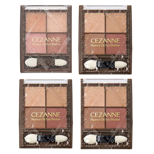 CEZANNE 세잔느 뉴앙스온아이섀도 2개세트(4가지중 2개선택) Nuance On Eye Shadow 4색 아이쉐도