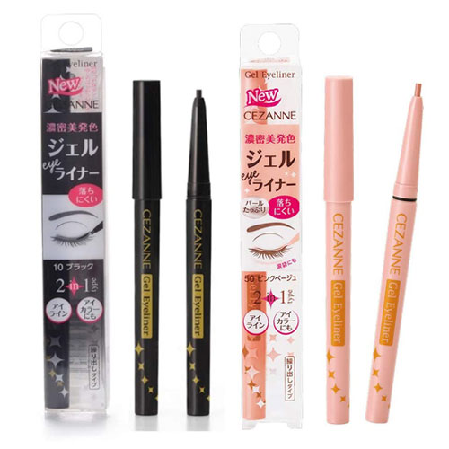 [2개세트] CEZANNE 세잔느 젤아이라이너 6가지컬러중 2개 선택 cezanne 크리미 터치 아리라이너