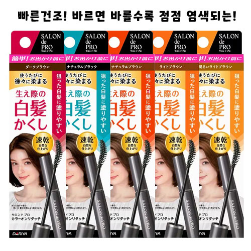 다이아 살롱드프로 컬러오일터치 새치염색 마스카라EX　5가지 종류 선택 1가지