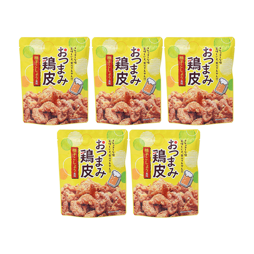 네오후즈 타케모리 닭껍질 튀김 스낵 (유즈코쇼 맛) 50g 5봉지세트