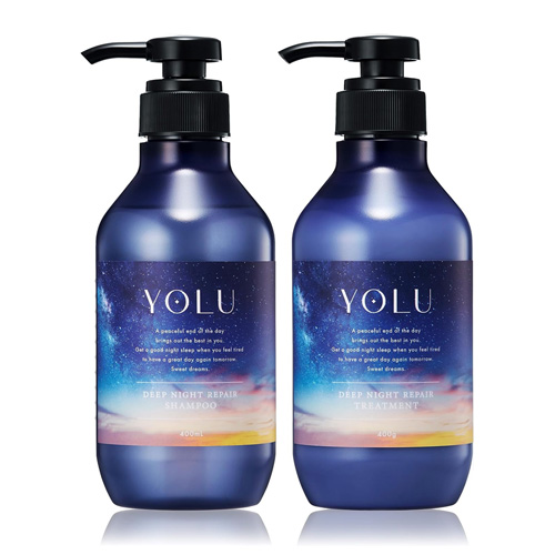 YOLU 요루 딥나이트 리페어 샴푸400ml+트리트먼트400ml세트