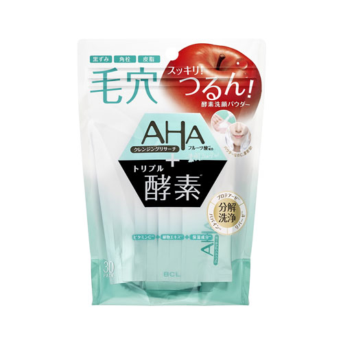 클렌징리서치 AHA 파우더 워시 30포입 효소 세안 파우더