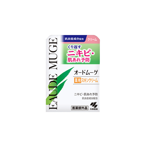 오드무게 약용 크림 40g 코바야시제약 Eaude Muge 거칠어진 피부와 땀띠, 피부갈라짐, 여드름 오드뮤게