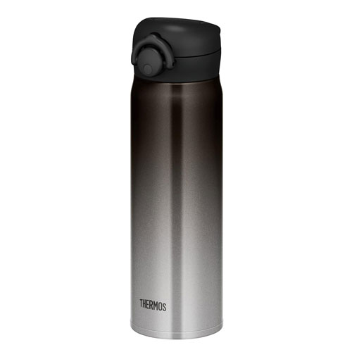 써모스 일본 정품   단열보틀 진공단열 휴대용 머그 500ml 블랙 그라데이션  JNR-502LTD BK-G