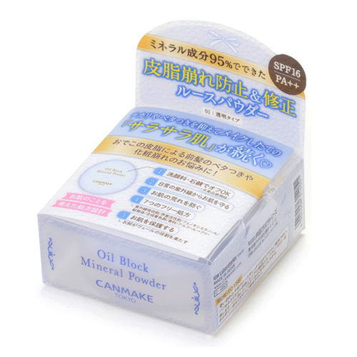 캔메이크 오일 블록 미네럴 파우더 루스파우더 가루파우더 CANMAKE 