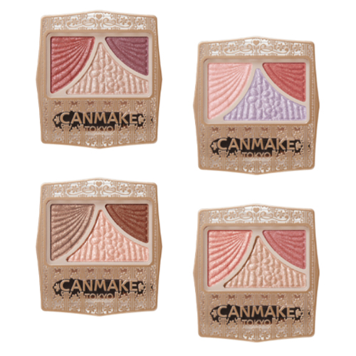 캔메이크 쥬시 퓨어 아이즈 아이섀도 4종  Juicy Pure Eyes 아이쉐도 CANMAKE 