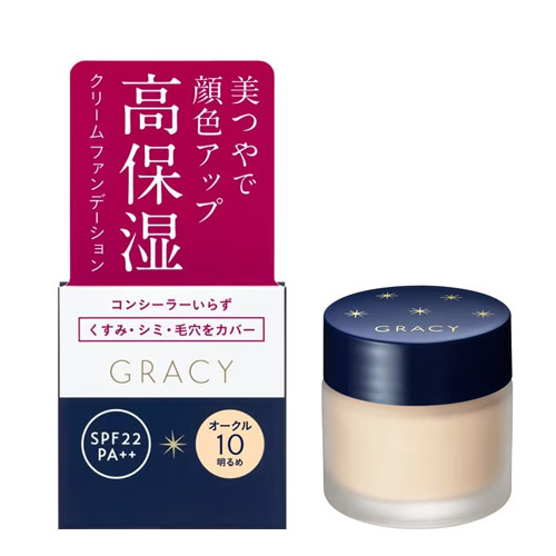 시세이도  인테그레이트  그레이시  모이스트 크림 파운데이션 25g 오크르 10 [크림 파운데이션]