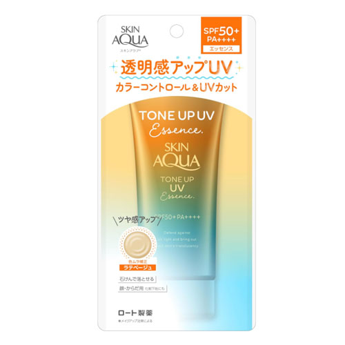 스킨아쿠아 톤업 UV 에센스 라테베이지 80g 선크림 SPF50+ / PA++++