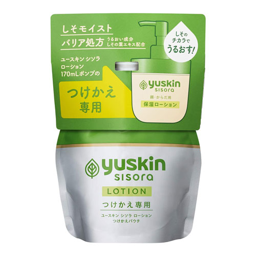 일본 YUSKIN 유스킨  시소라 로션 170mL 리필　민감성 건조피부로션 시소잎추출물 보습로션