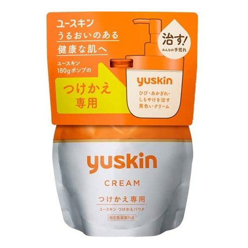 일본 YUSKIN 유스킨  펌프 리필 180g 건성피부 겨울보습