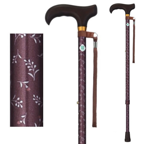 후지홈 베이식 신축형 지팡이S  플로레드(WB3935) 386154