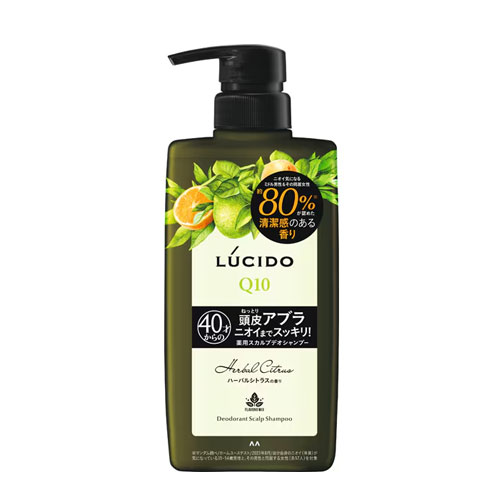 LUCIDO 루시도 데오도란트 스칼프 허벌 시트러스 샴푸 450ml