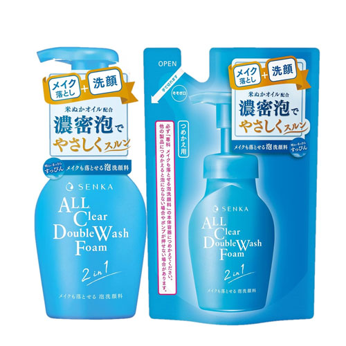 시세이도 센카 올클리어더블폼 클렌징거품세안  W폼 150ml +리필130ml 