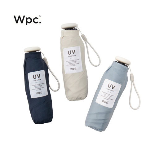 Wpc 베이비 솔리드 5단 수동 우산 우양산 초경량 UV차단 암막 양산겸용 일본 더블유피씨