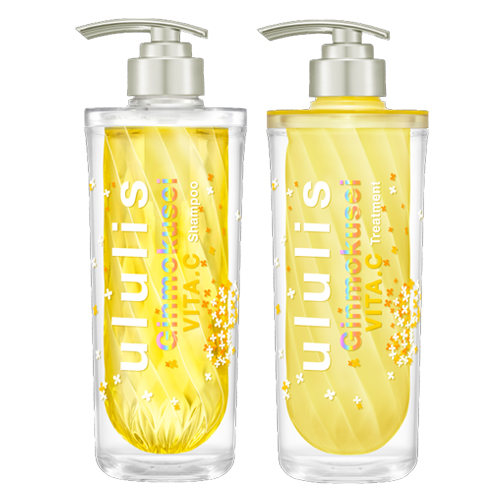 ululis 우루리스 비타C 워터 콘크 EX 리페어 샴푸 금목서향(한정) 340ml + 트리트먼트 340ml 세트