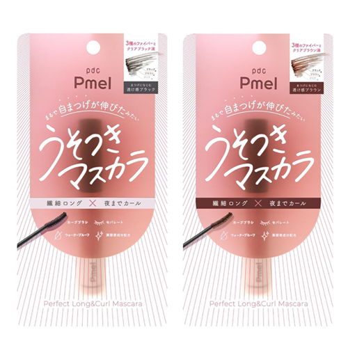 Pmel 우소츠키 마스카라 퍼펙트 롱앤컬 투명감 블랙 