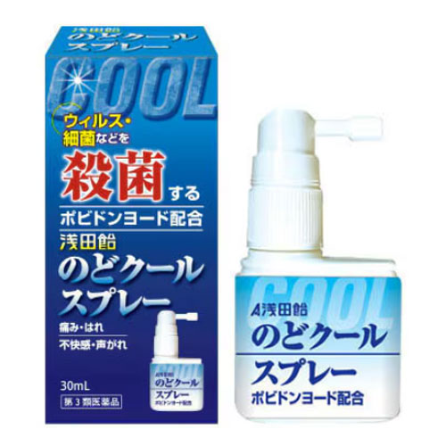 아사다아메 목 쿨스프레이 인후스프레이 30ml 【제3 류의약품】