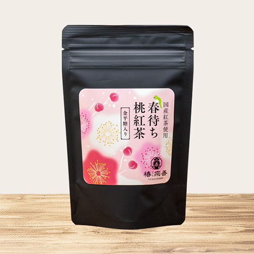 봄을 기다리는 복숭아 홍차 리프 타입 50g (기간한정상품)