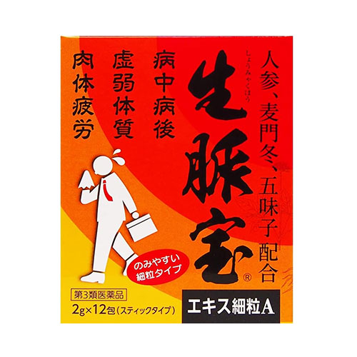 마츠우라 생맥보(生脈宝) 엑기스 세립 A 2g×12包入 (제3류 의약품)