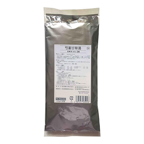 마츠우라 작약감초탕 34 (芍藥甘草湯) 엑기스 세립 30포 (제2류 의약품)